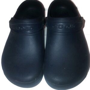 CROCS navy blue clogs womens 10, mens 8